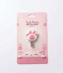 Sevimli Kedi Patisi Metal Gövdeli 32 GB USB 2.0 Taşınabilir Flaş Bellek
