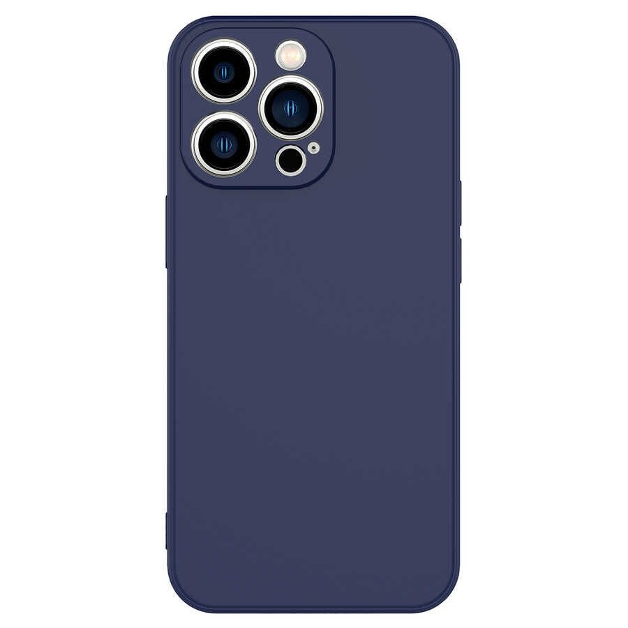 iPhone 13 Pro Kılıf Kamera Korumali Mara Lansman Kapak Lacivert