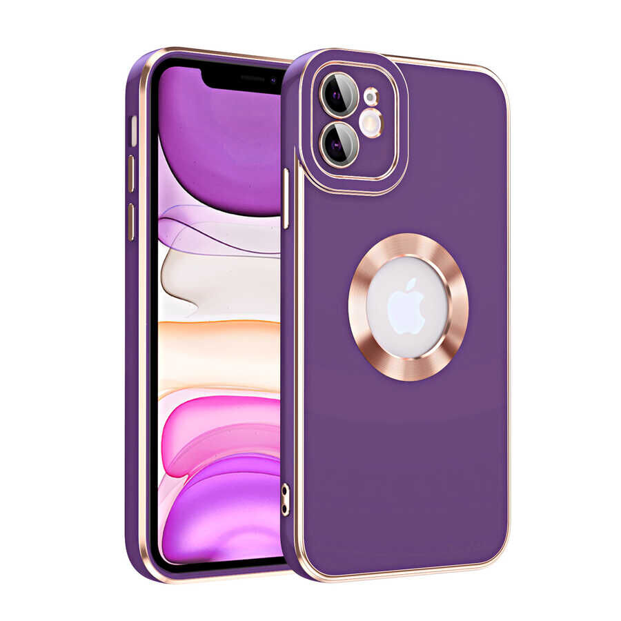 iPhone 11 Kılıf Kongo Kapak Koyu Mor