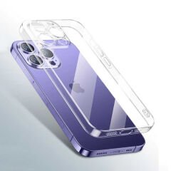 iPhone 14 Pro Max Kılıf Şeffaf Sert PC Vayt Kapak