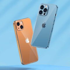 iPhone 14 Pro Max Kılıf Şeffaf Sert PC Vayt Kapak