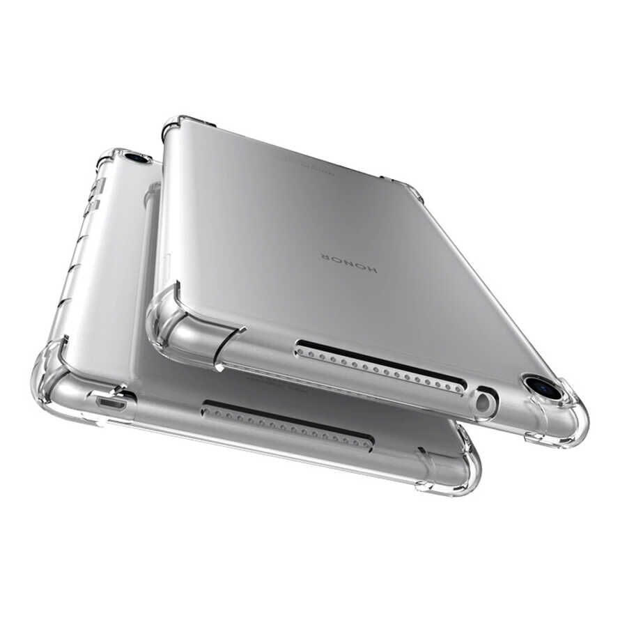 iPad Pro 10.5 (7.Nesil) Kılıf Nitro Anti Shock Darbe Emici Köşe Korumalı Şeffaf Silikon Kapak Renksiz