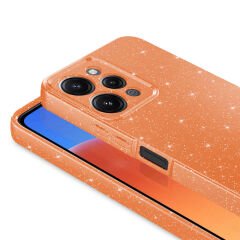 Xiaomi Redmi 12 Kılıf Kamera Korumalı Simli Lüks Koton Kapak