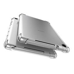 iPad 10.2 (8.Nesil) Kılıf Nitro Anti Shock Darbe Emici Köşe Korumalı Şeffaf Silikon Kapak