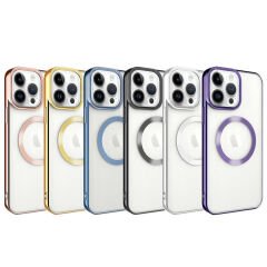iPhone 14 Pro Max Kılıf Magsafe Wireless Şarj Özellikli Setro Silikon