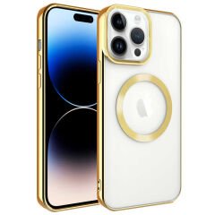 iPhone 14 Pro Max Kılıf Magsafe Wireless Şarj Özellikli Setro Silikon