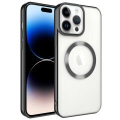 iPhone 14 Pro Max Kılıf Magsafe Wireless Şarj Özellikli Setro Silikon