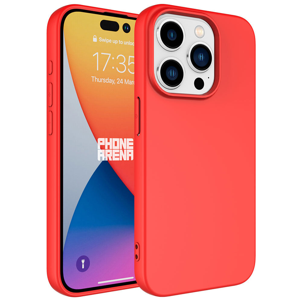 iPhone 15 Pro Kılıf LSR Lansman Kapak Kılıf Kırmızı