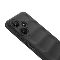 İnfinix Hot 30i Kılıf Esnek TPU Oyuklu Arka Yüzey Tasarımlı Etnik Silikon Kapak