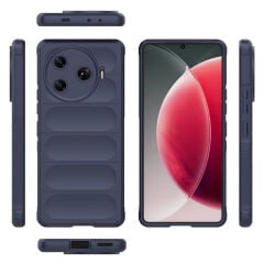 Tecno Spark 30 Pro Kılıf Esnek TPU Oyuklu Arka Yüzey Tasarımlı Etnik Silikon Kapak