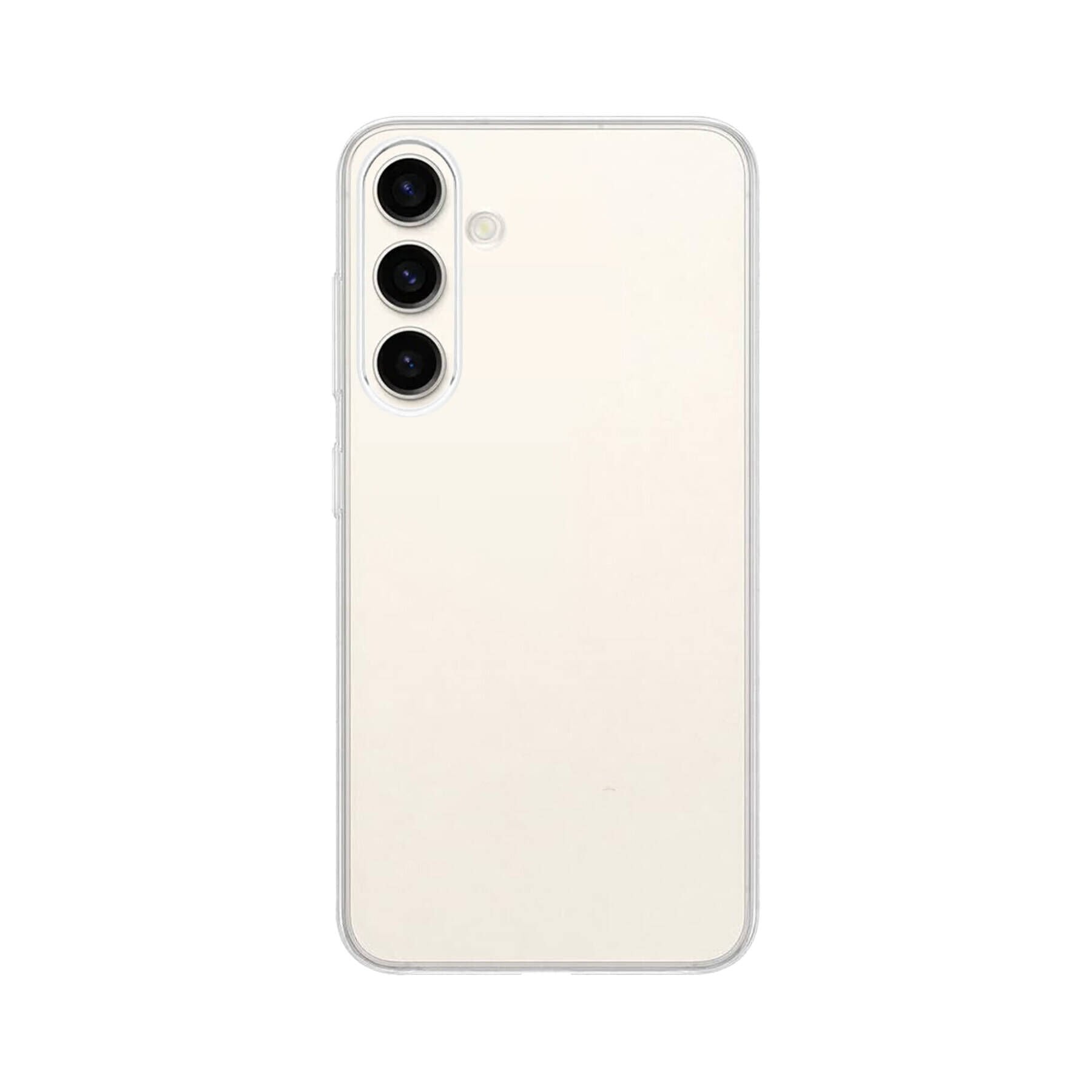 Samsung Galaxy S24 Kılıf Ultra İnce Sert Kamera Çıkıntılı Şeffaf Vonn Kapak Renksiz