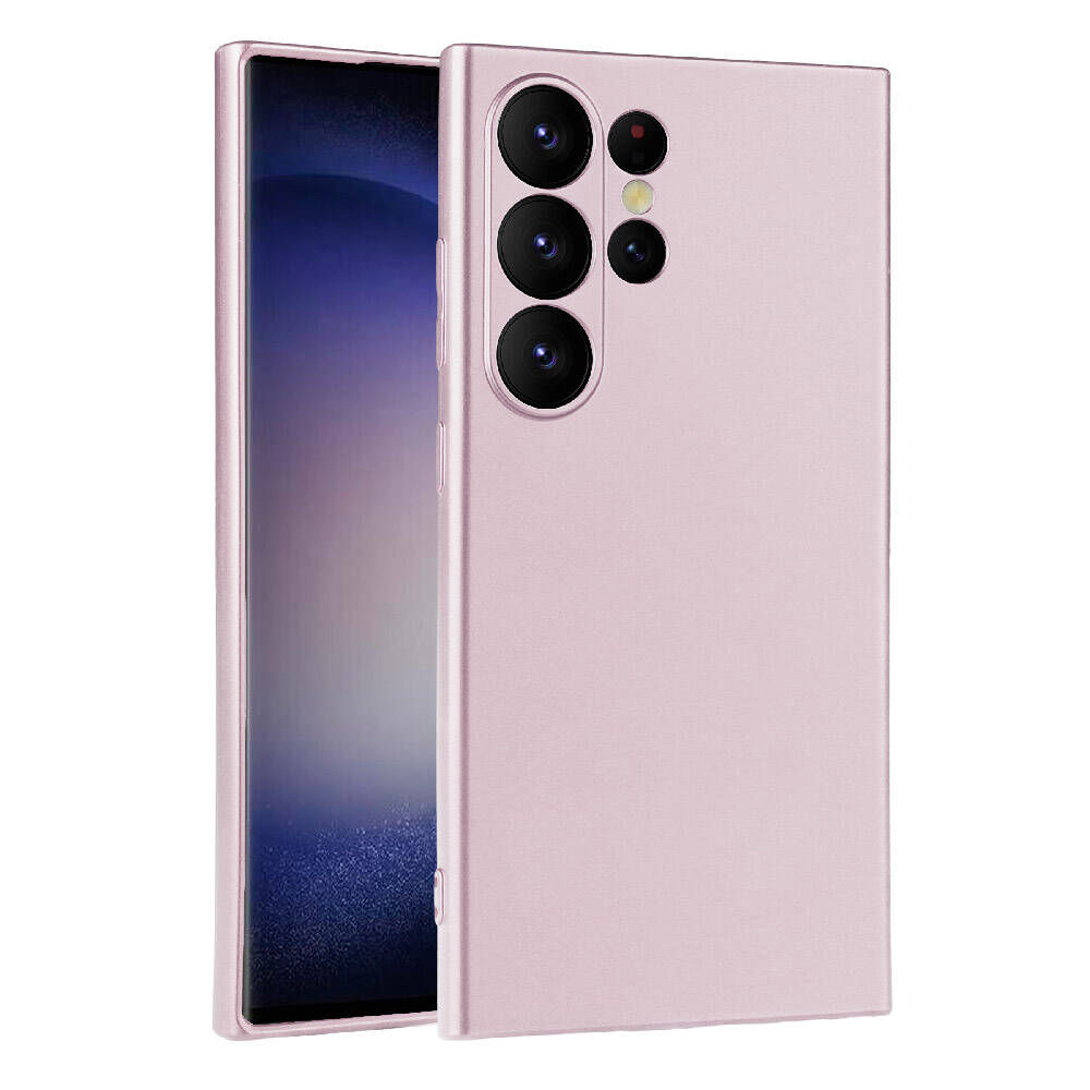 Samsung Galaxy S24 Ultra Kılıf Premier Silikon Kapak Rose Gold