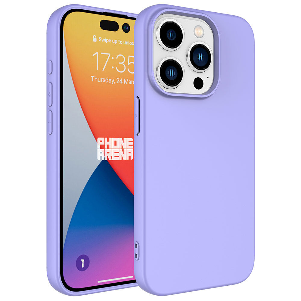 iPhone 15 Pro Kılıf LSR Lansman Kapak Kılıf Lila