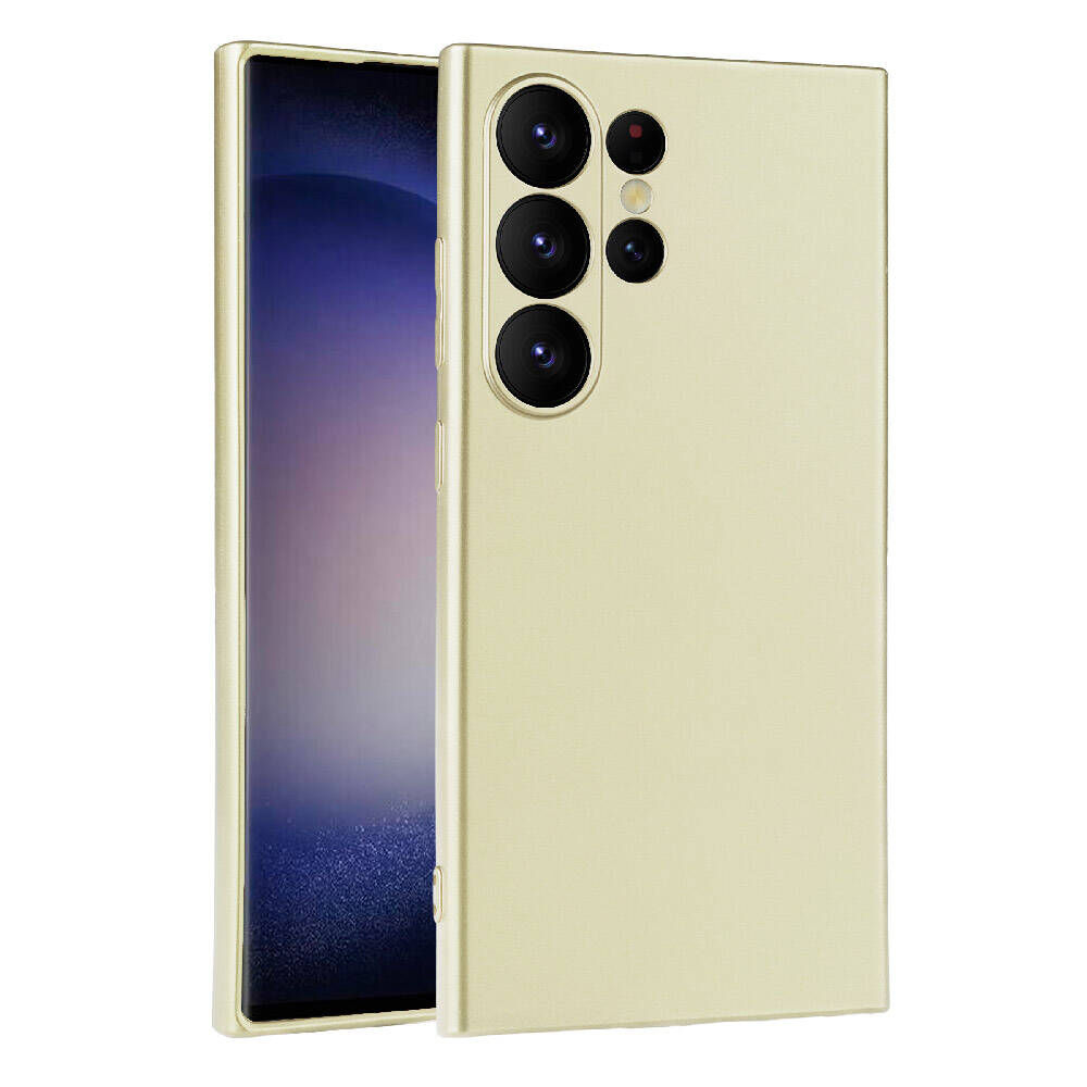Samsung Galaxy S24 Ultra Kılıf Premier Silikon Kapak Gold