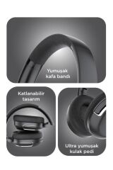 Bluetooth Kulaklık Kulak Üstü Kablosuz Kulaklık HD60