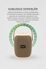 Bluetooth Hoparlör Rgb Işıklı FM Radyo Kablosuz Taşınabilir Speaker GTS-1679