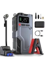 Cs70 Plus Akü Takviye Cihazı | 4'ü 1 Arada Powerbank, Hava Kompresörü, LCD Ekran, 12.000mAh