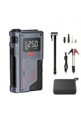 Cs70 Plus Akü Takviye Cihazı | 4'ü 1 Arada Powerbank, Hava Kompresörü, LCD Ekran, 12.000mAh