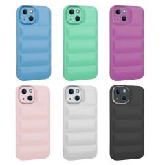 iPhone 14 Kılıf Kamera Korumalı Parlak Airbag'li Galya Kapak