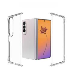 Samsung Galaxy Z Fold 4 Ultra İnce Sert Kamera Çıkıntılı Şeffaf Vonn Kapak