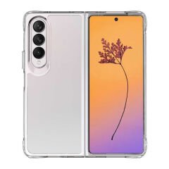 Samsung Galaxy Z Fold 4 Ultra İnce Sert Kamera Çıkıntılı Şeffaf Vonn Kapak Renksiz