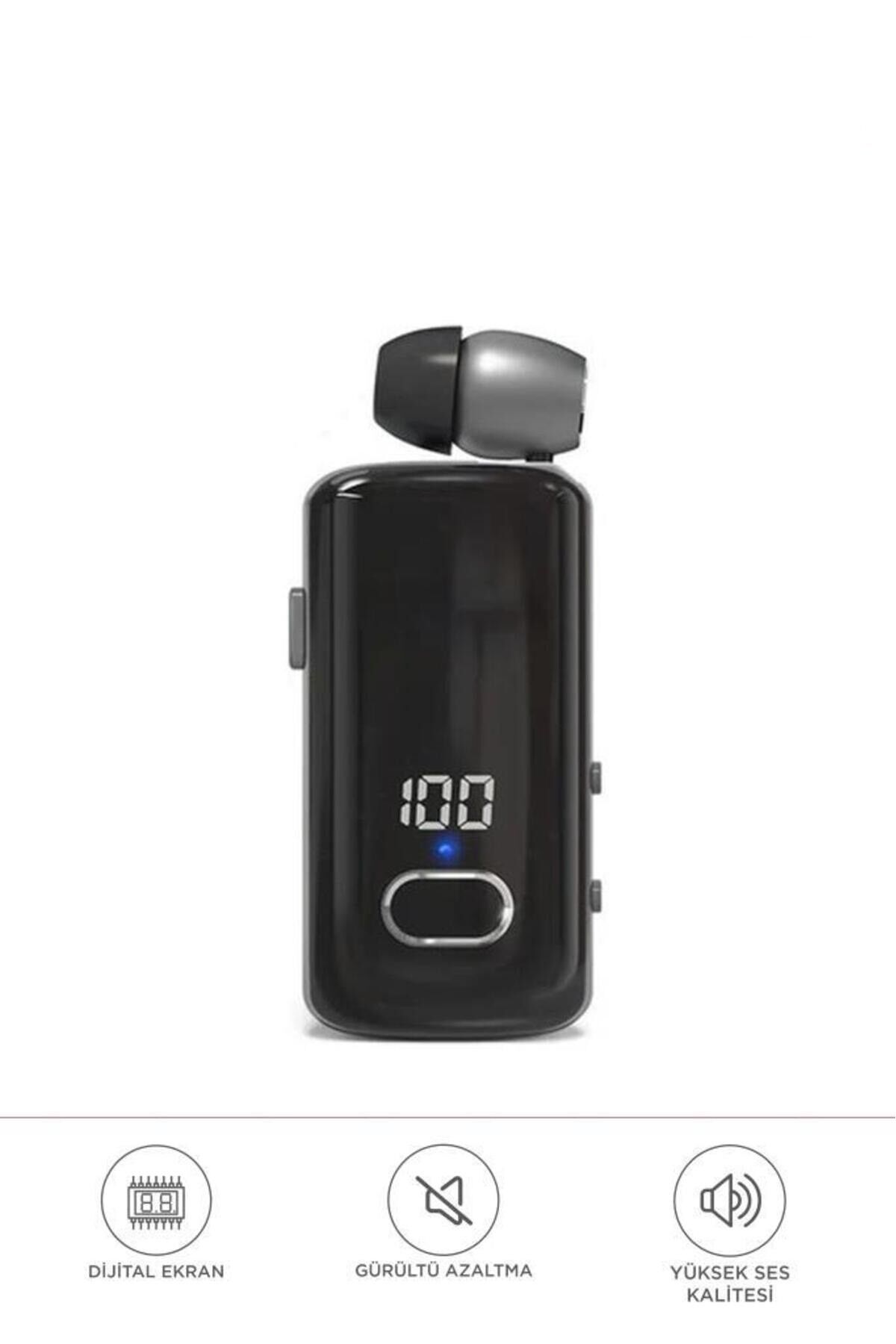 F580 Kablosuz Kulaklık Bluetooth Geri Çekilebilir Yaka Kulaklığı