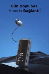 F580 Kablosuz Kulaklık Bluetooth Geri Çekilebilir Yaka Kulaklığı