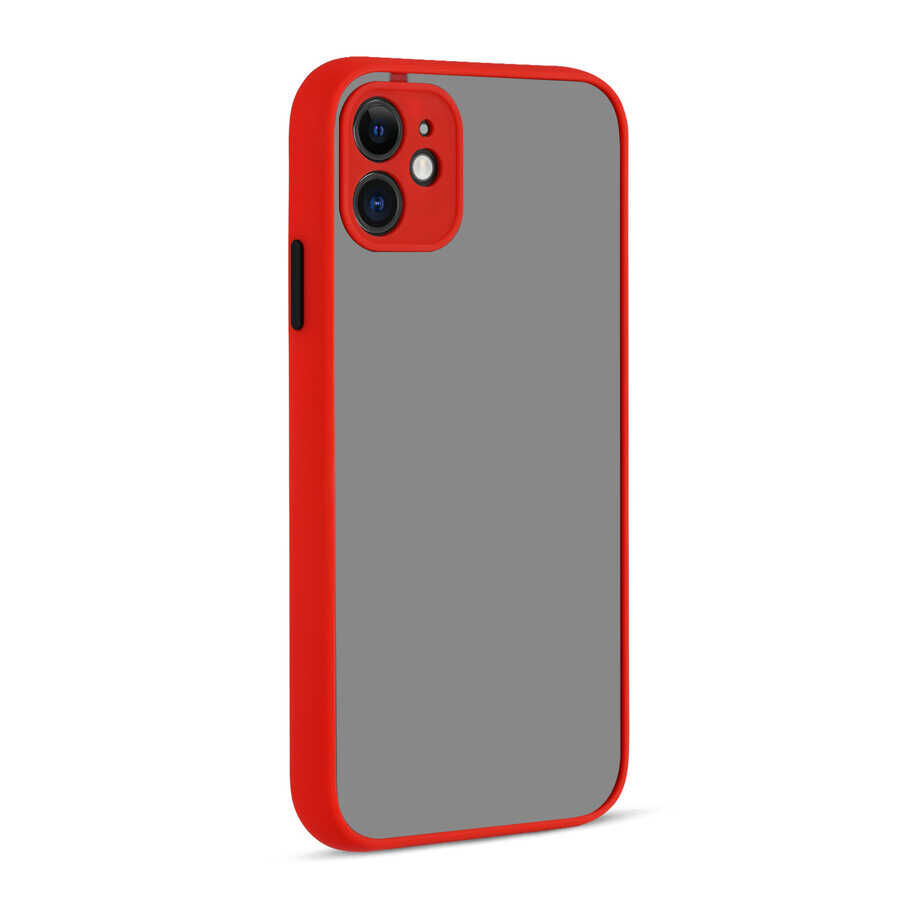 iPhone 12 Mini Kılıf Hux Kapak Kırmızı