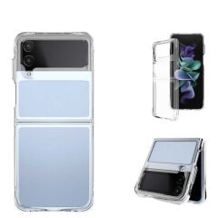 Samsung Galaxy Z Flip 4 Ultra İnce Sert Kamera Çıkıntılı Şeffaf Vonn Kapak