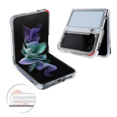 Samsung Galaxy Z Flip 4 Ultra İnce Sert Kamera Çıkıntılı Şeffaf Vonn Kapak Renksiz
