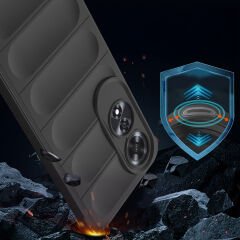 Oppo A60 Kılıf Esnek TPU Oyuklu Arka Yüzey Tasarımlı Etnik Silikon Kapak