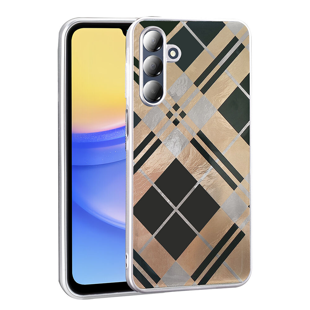 Samsung Galaxy A16 Kılıf Desenli Mep Kapak Geometrik