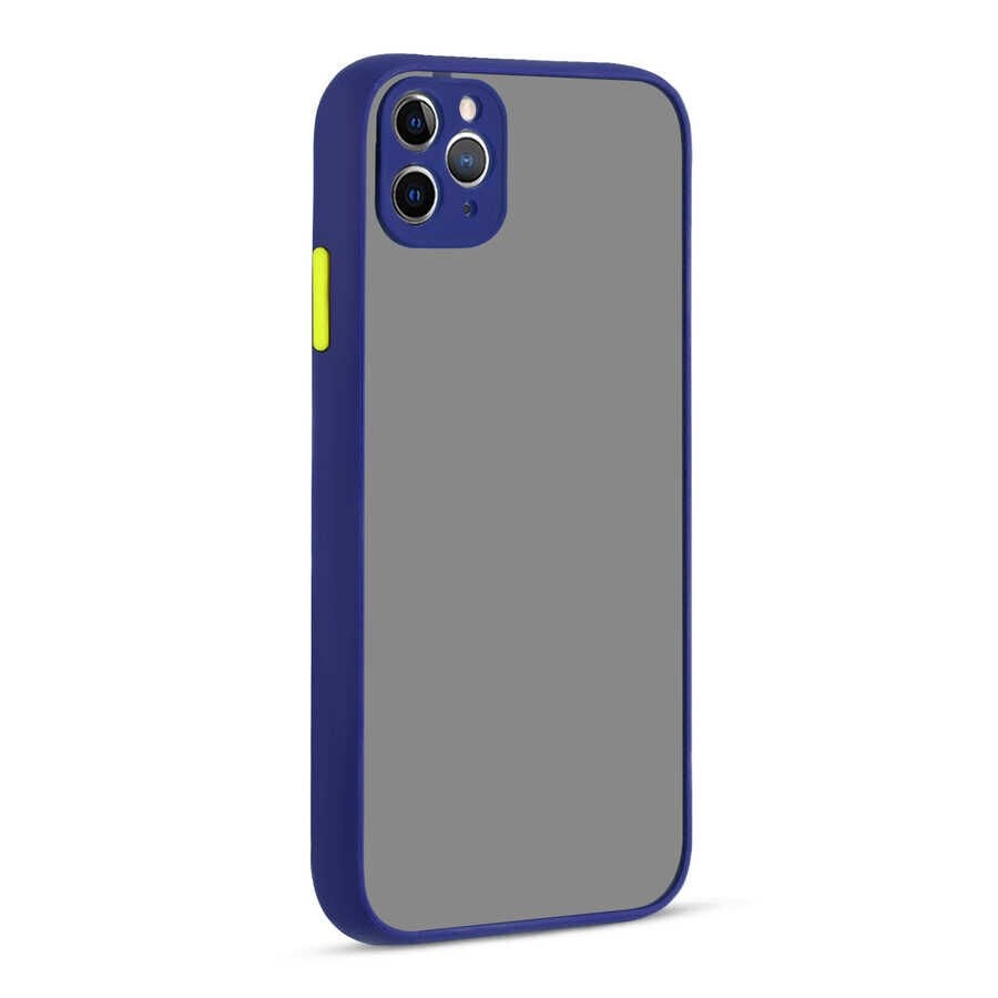 iPhone 11 Pro Max Kılıf Hux Kapak Lacivert