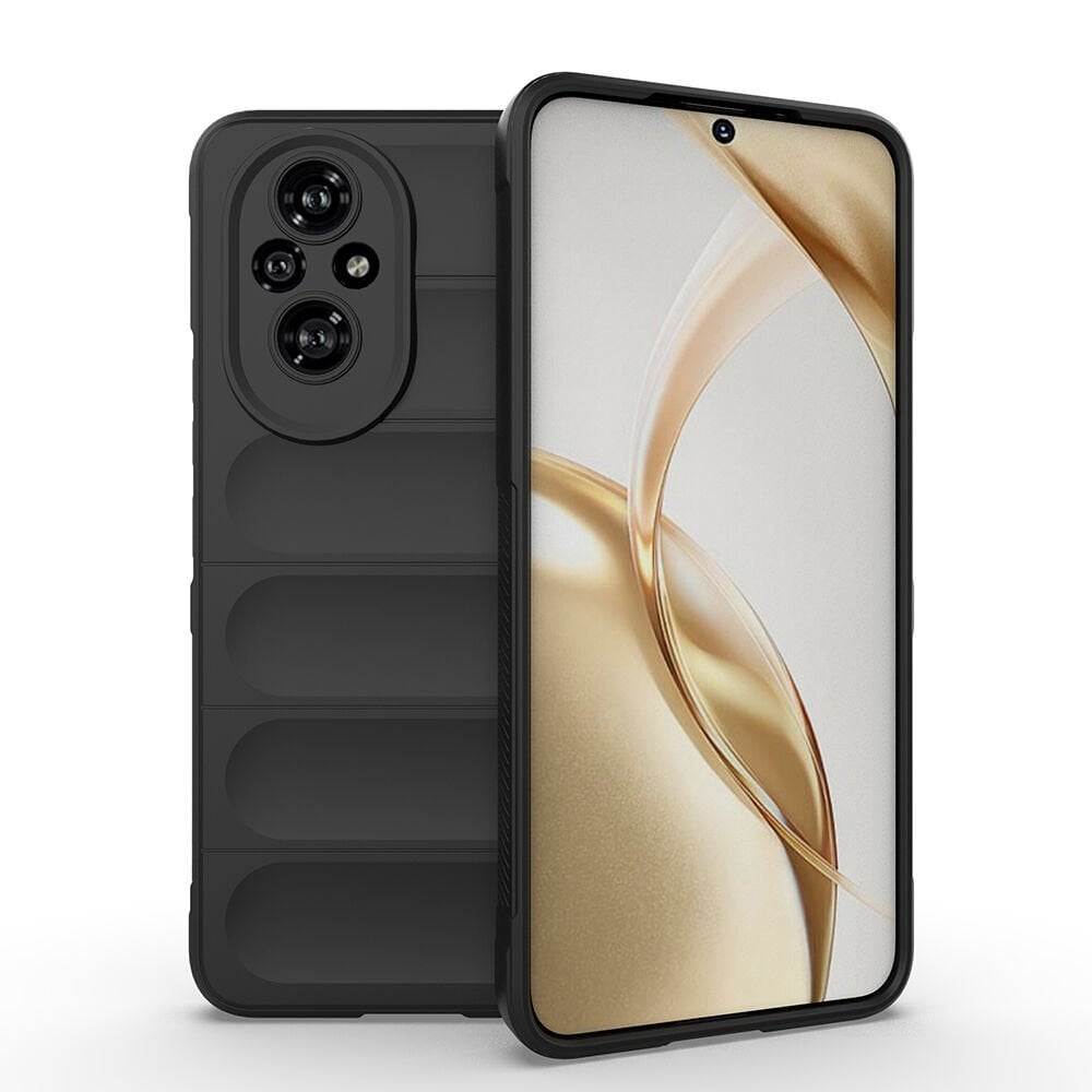 Honor 200 Pro Kılıf Esnek TPU Oyuklu Arka Yüzey Tasarımlı Etnik Silikon Kapak