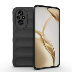 Honor 200 Pro Kılıf Esnek TPU Oyuklu Arka Yüzey Tasarımlı Etnik Silikon Kapak