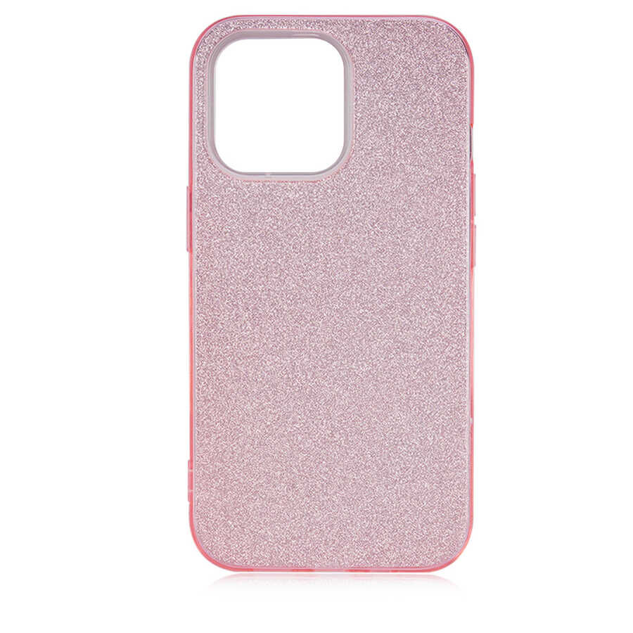 iPhone 13 Pro Max Kılıf Shining Silikon Rose Gold
