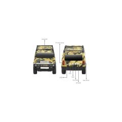 D-48 Jeep Tasarım Usb/tws/fm Bluetooth Hoparlör Speaker