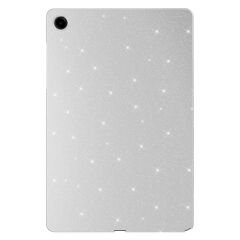 Samsung Galaxy Tab S9 FE Simli Parlak Görünümlü Tablet Koton Kılıf Gümüş