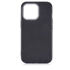 iPhone 13 Pro Max Kılıf Shining Silikon Siyah