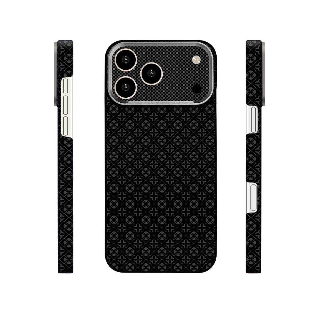 iPhone 18 Pro Max Kılıf MagSafe Şarj Özellikli Premium Retro Çiçek Desenli Kamera Ve Lens Korumali Velix Sert PC Kapak