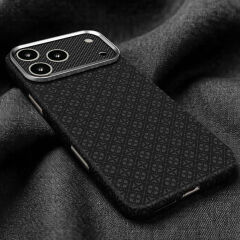 iPhone 18 Pro Max Kılıf MagSafe Şarj Özellikli Premium Retro Çiçek Desenli Kamera Ve Lens Korumali Velix Sert PC Kapak
