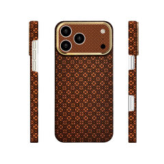 iPhone 18 Pro Max Kılıf MagSafe Şarj Özellikli Premium Retro Çiçek Desenli Kamera Ve Lens Korumali Velix Sert PC Kapak