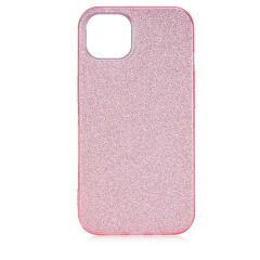 iPhone 13 Kılıf Shining Silikon Rose Gold