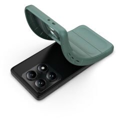 Xiaomi 14T Pro Kılıf Esnek TPU Oyuklu Arka Yüzey Tasarımlı Etnik Silikon Kapak