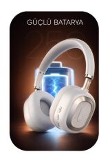 Bluetooth Kulaklık Kulak Üstü Kablosuz Kulaklık HD70 Gri