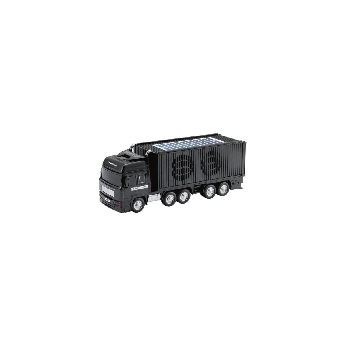 D45 Tır  Güneş Enerjili Bluetooth Hoparlör Fm-Aux-Usb Destekli Speaker Siyah