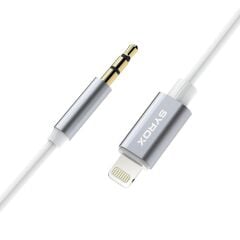 Syrox İphone Linghtning İphone / 3.5 MM Aux Kablosu Dönüştürücü Gri