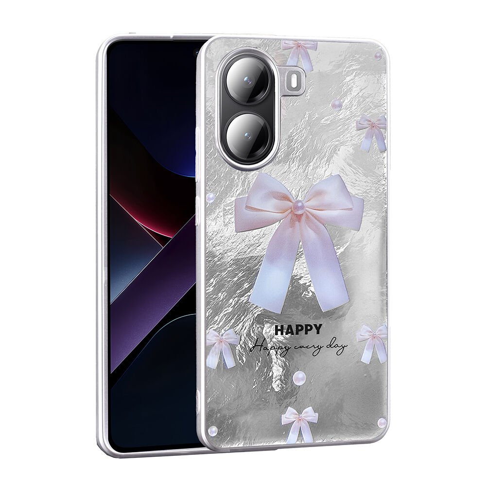 Xiaomi Poco X7 Pro Kılıf Desenli Mep Kapak İncili Fiyonk