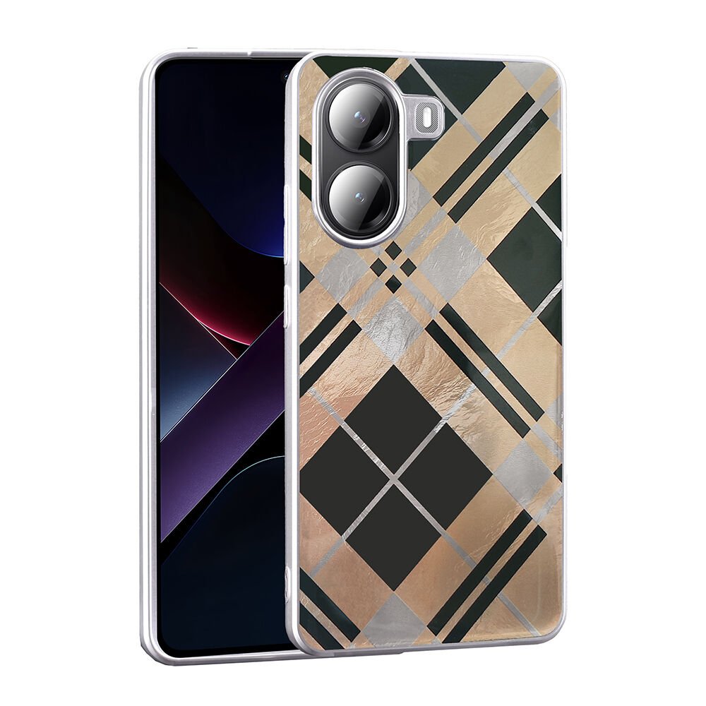 Xiaomi Poco X7 Pro Kılıf Desenli Mep Kapak Geometrik