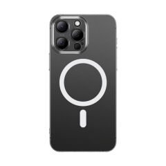 iPhone 15 Pro Max Kılıf Magsafe Şarj Özellikli Toz Önleyici Helo Kapak